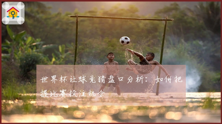 世界杯让球竞猜盘口分析：如何把握比赛投注机会